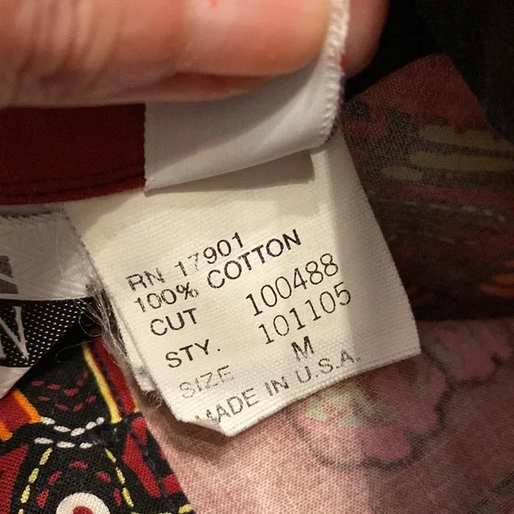 Vintage fringe western rodeo button shirt womens size medium Made in USA - Picture 6 of 8